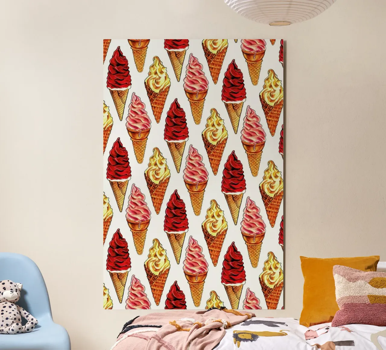 Soft Serve Pattern alu dibond de Kelly Gilleran