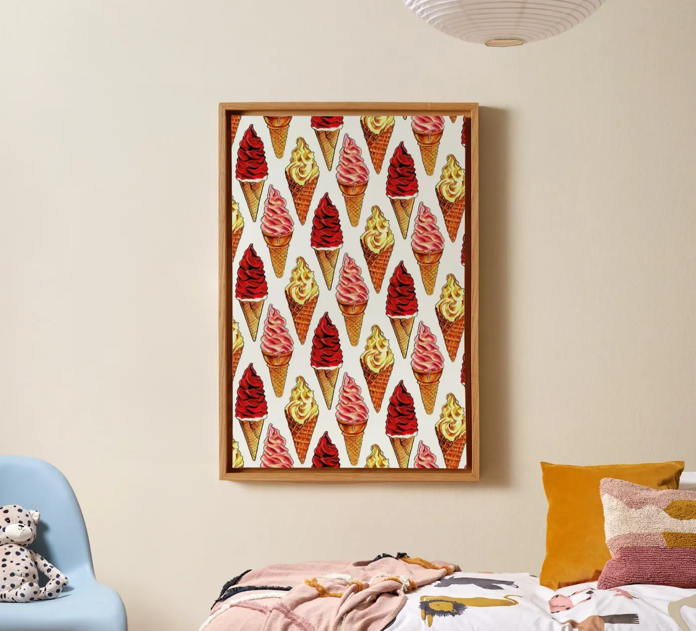 Soft Serve Pattern tela da Kelly Gilleran