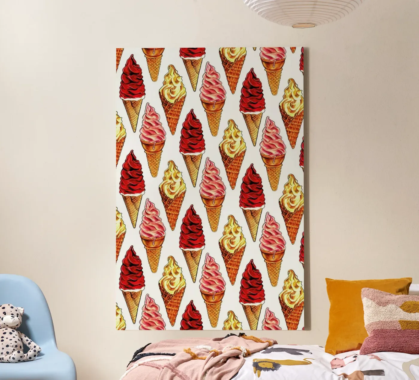 Soft Serve Pattern tela da Kelly Gilleran