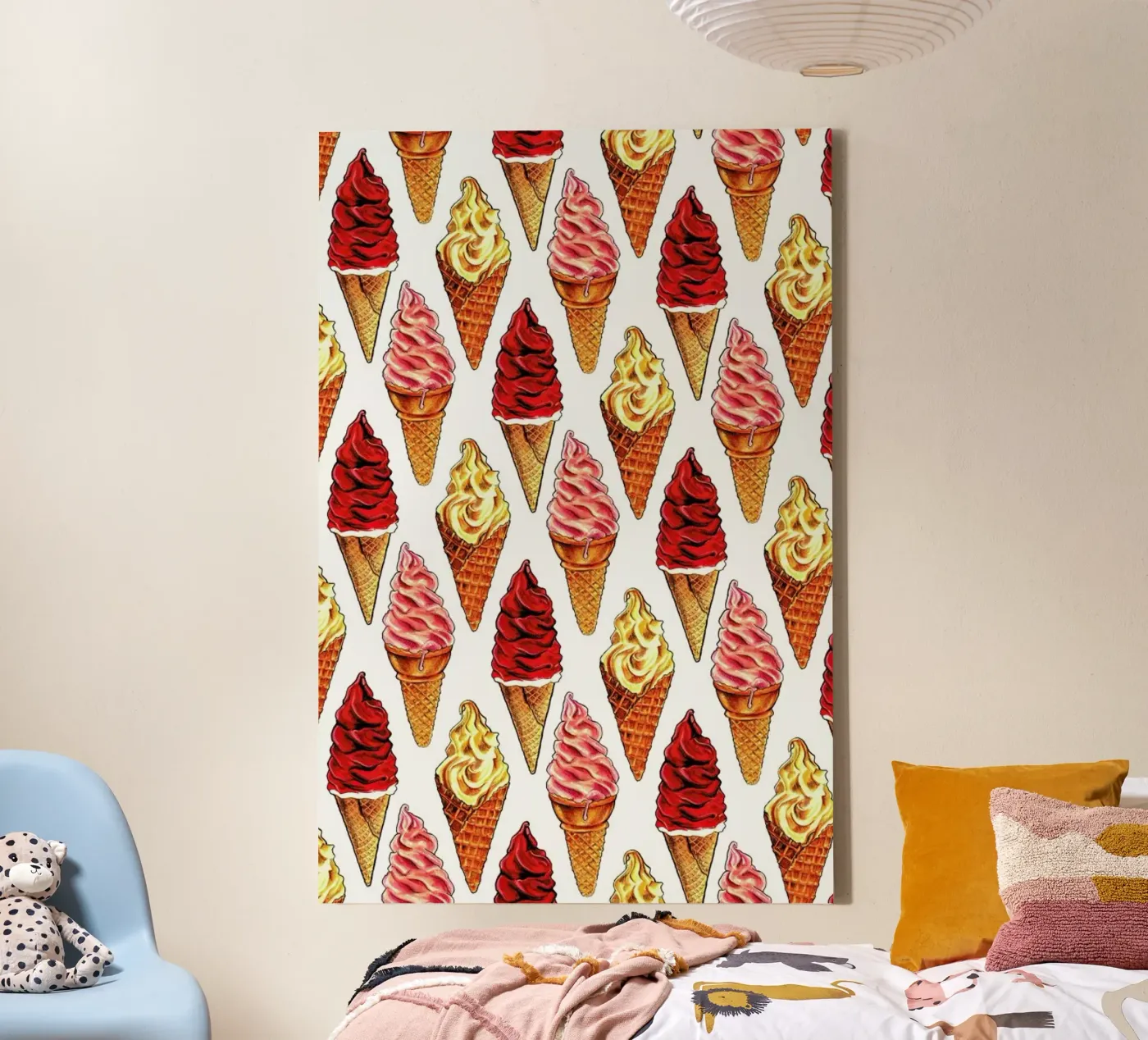 Soft Serve Pattern tela da Kelly Gilleran