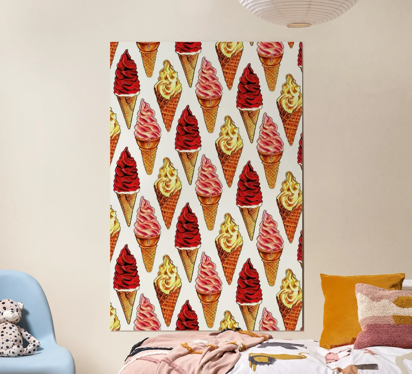 Soft Serve Pattern poster by Kelly Gilleran