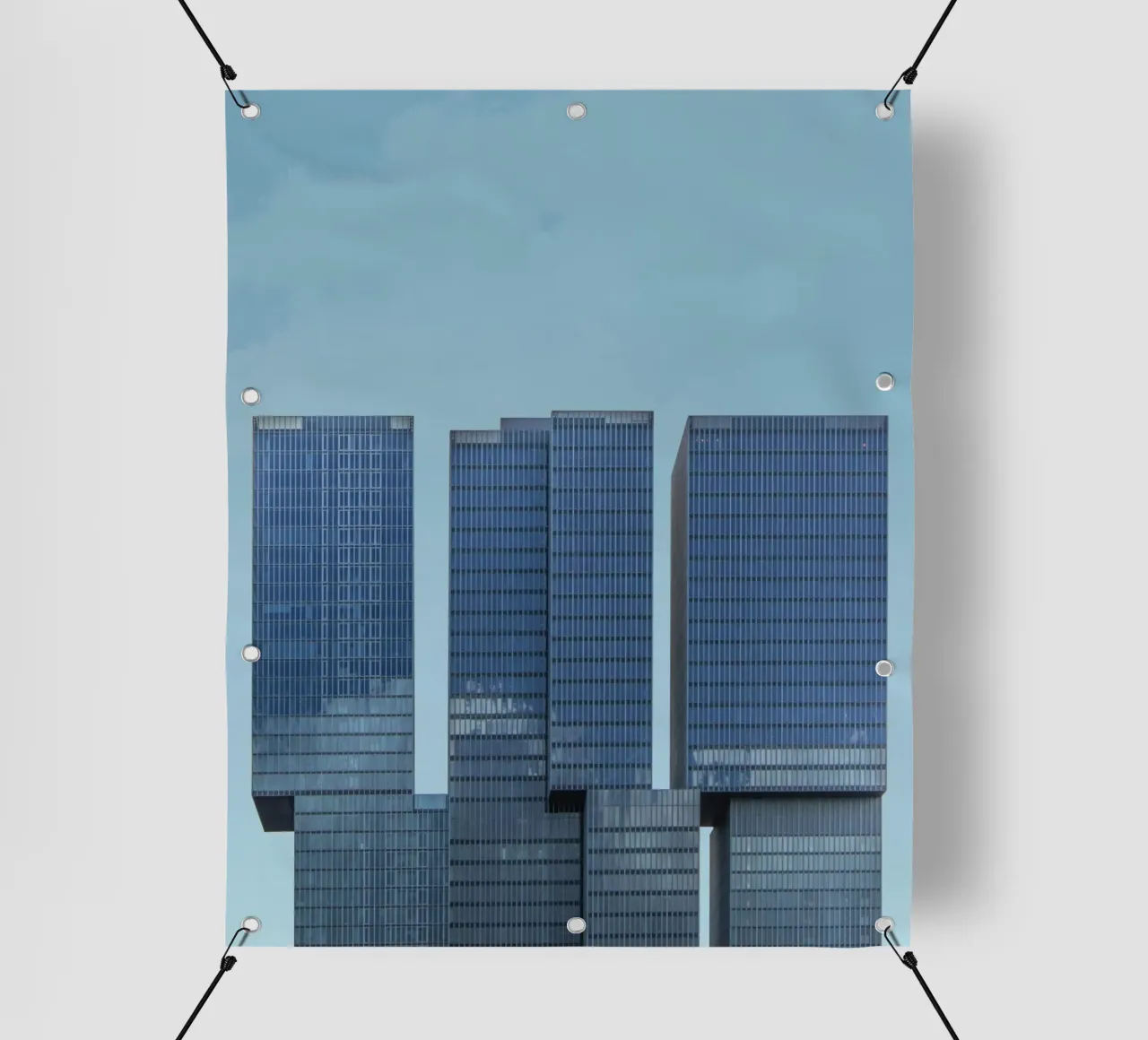 building reflect the sky telo in pvc da grace