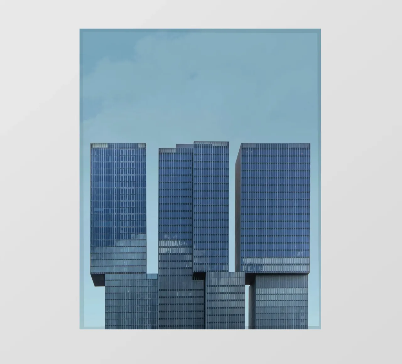building reflect the sky telo in pvc da grace