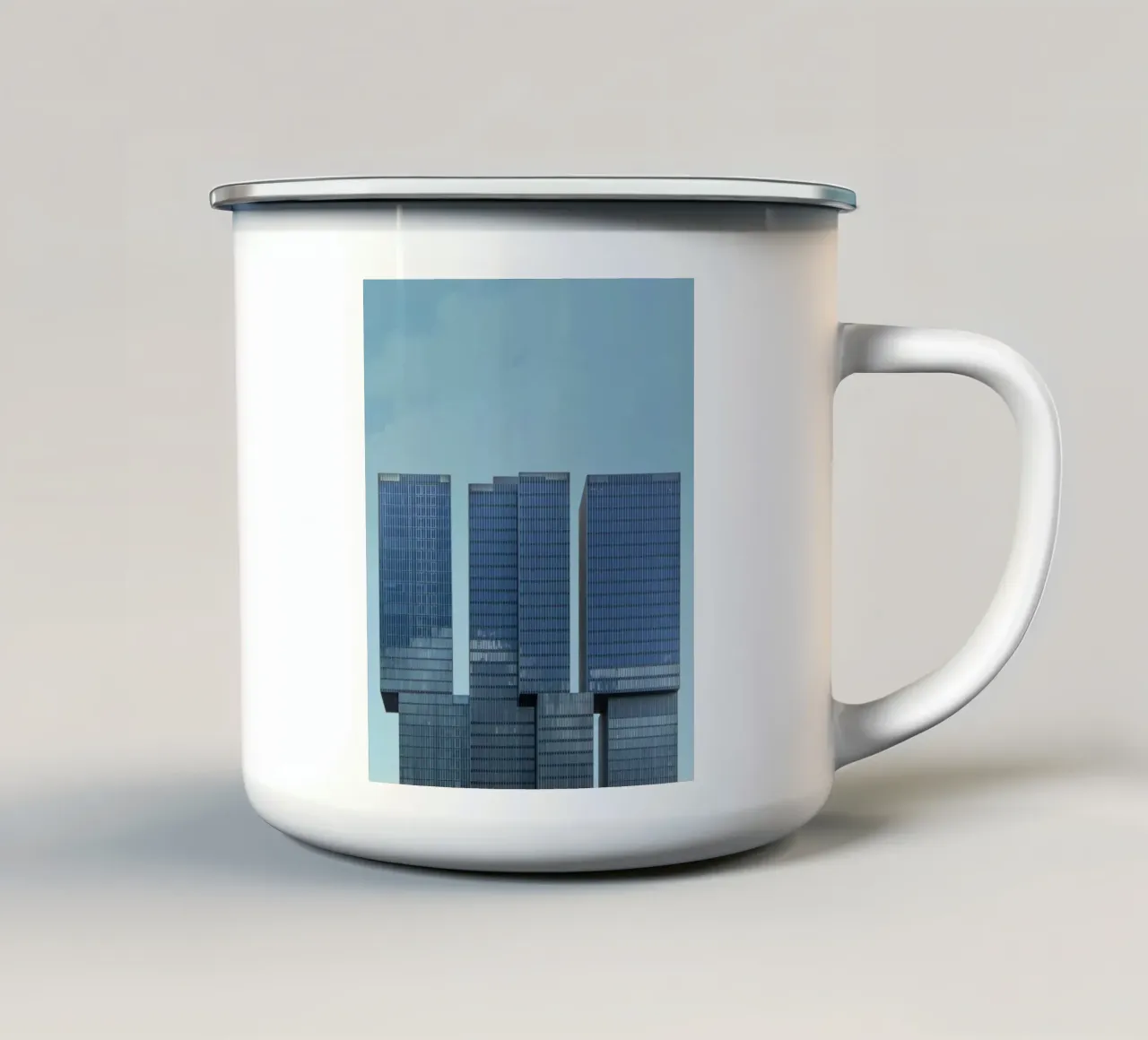 building reflect the sky tazza in smalto da grace