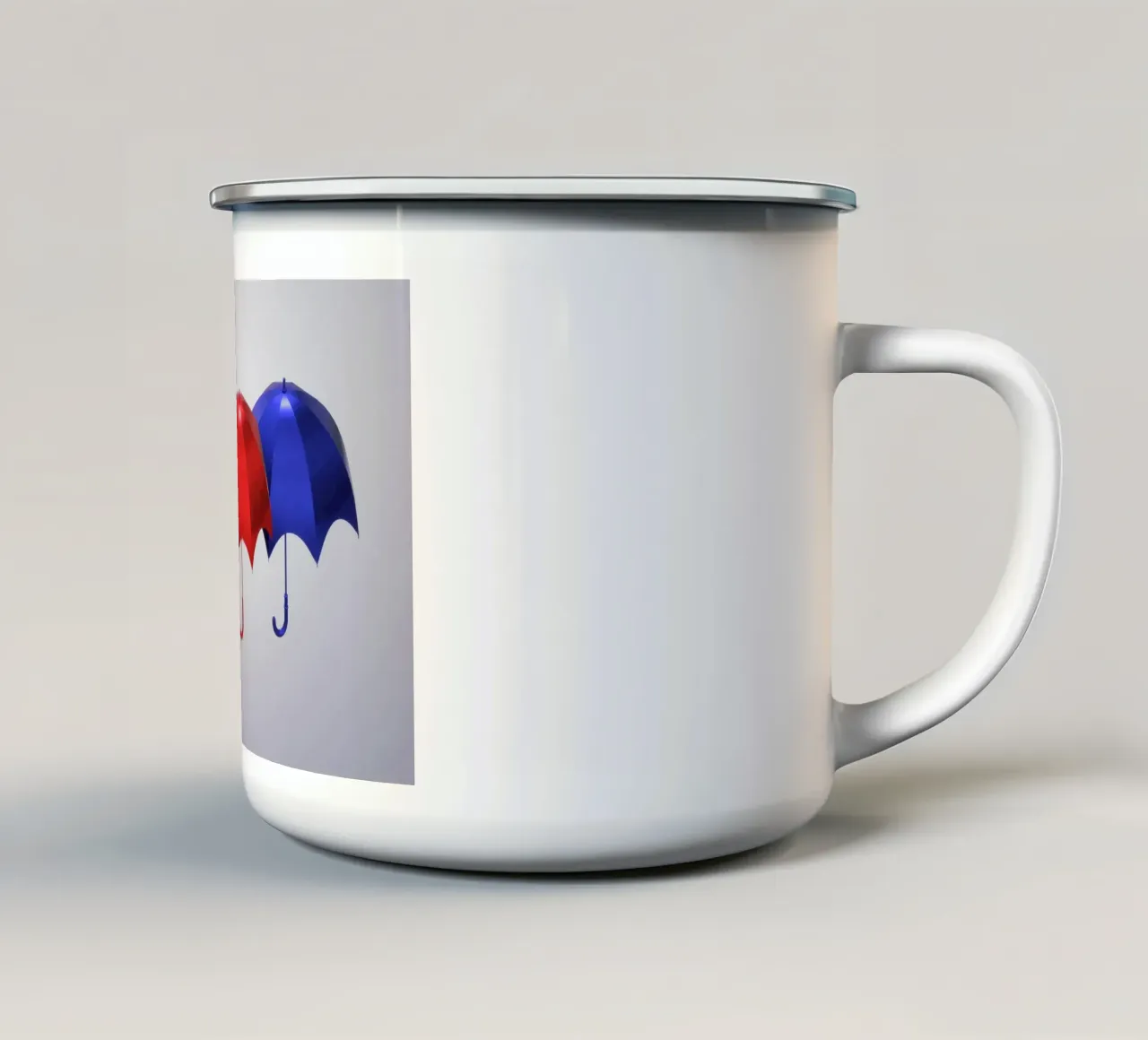 Ombrelli colorati tazza in smalto da BenCoStyle