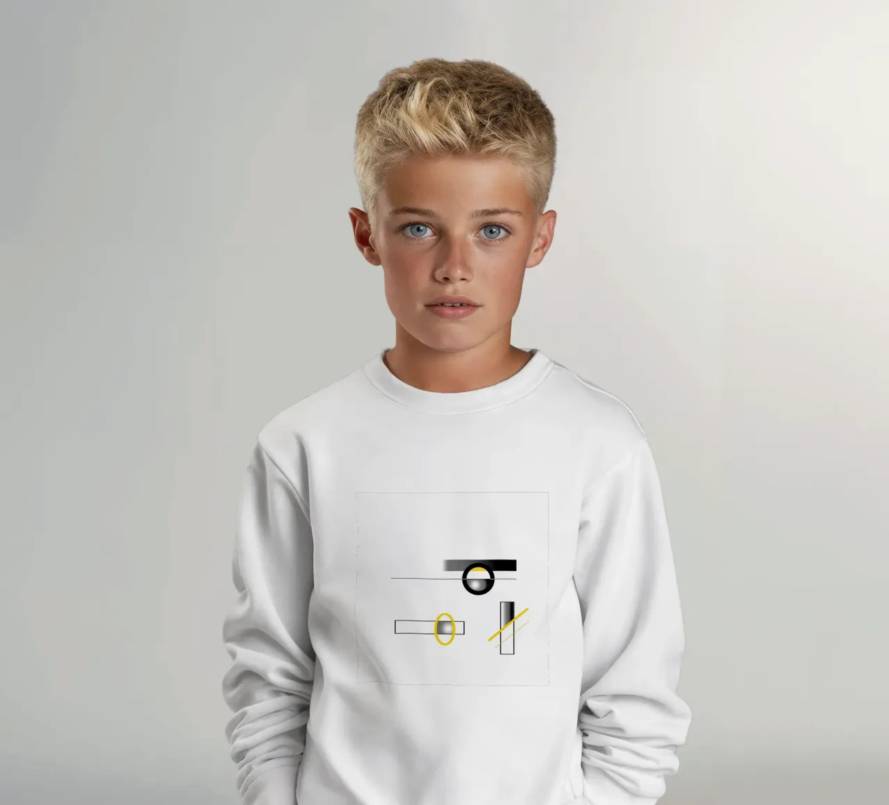 Design minimalista felpa bambino da BenCoStyle