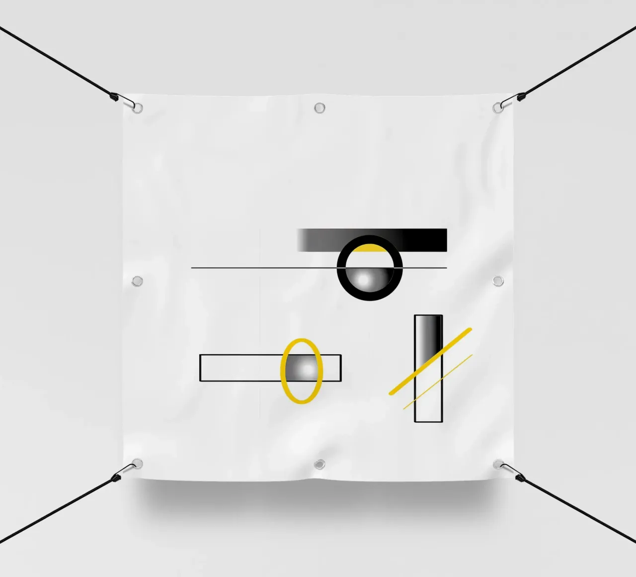 Design minimalista telo in pvc da BenCoStyle