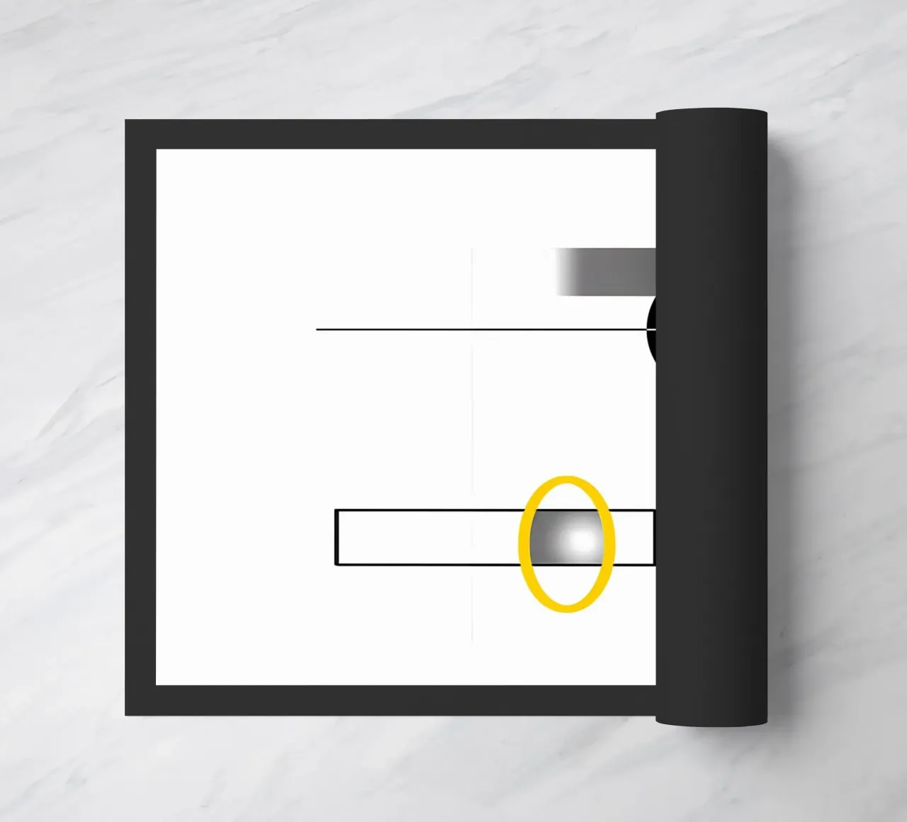 Design minimalista zerbino da BenCoStyle