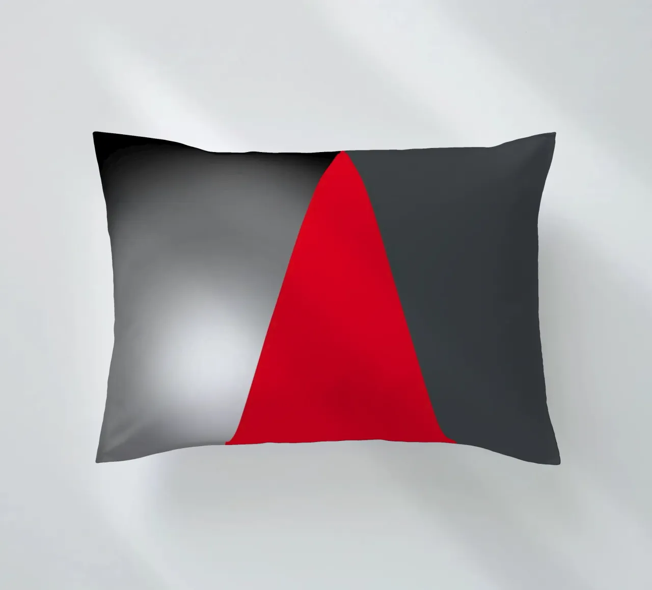 Triangolo rosso con sfera cuscino da BenCoStyle