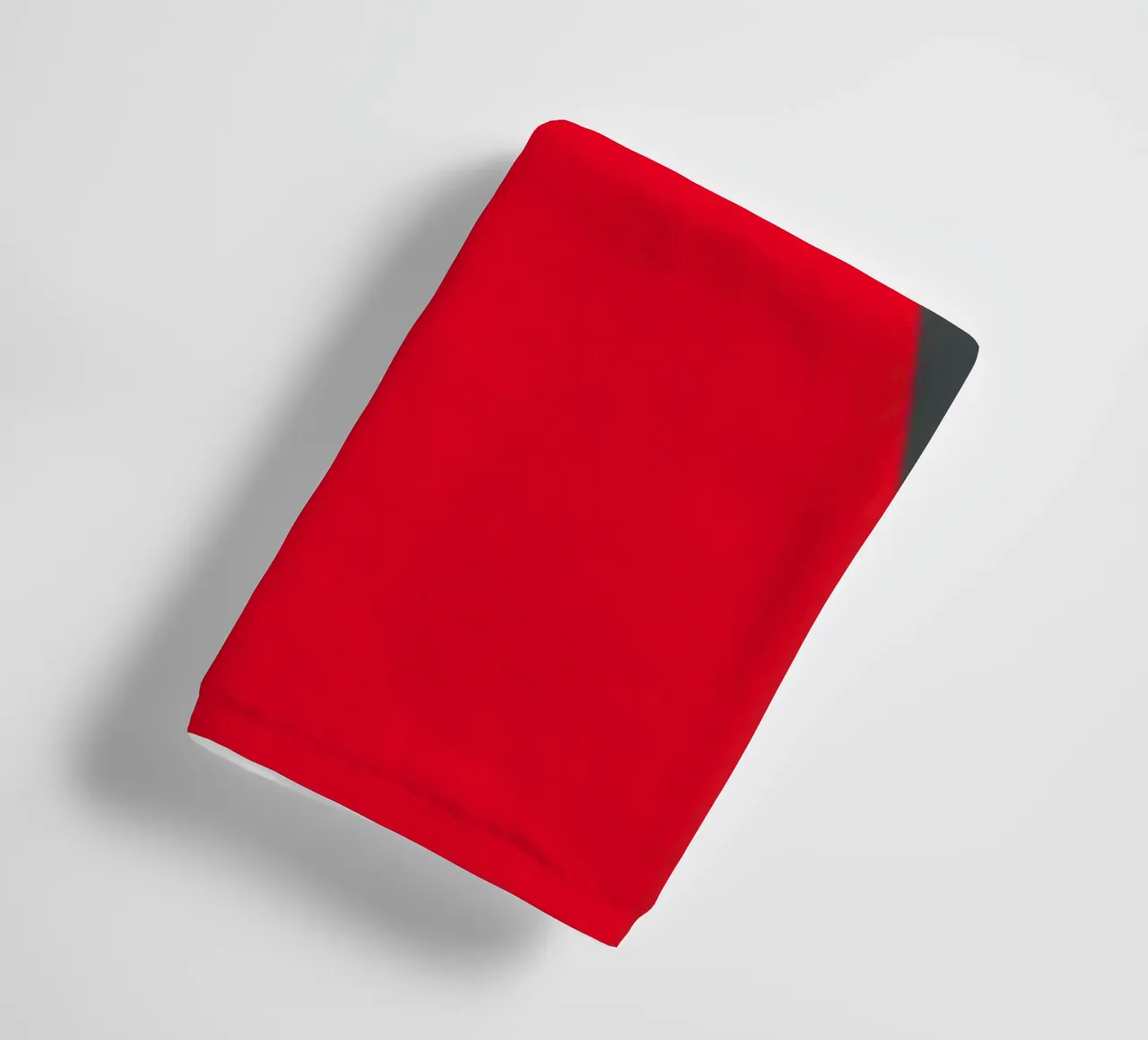 Red triangle with sphere towel by BenCoStyle