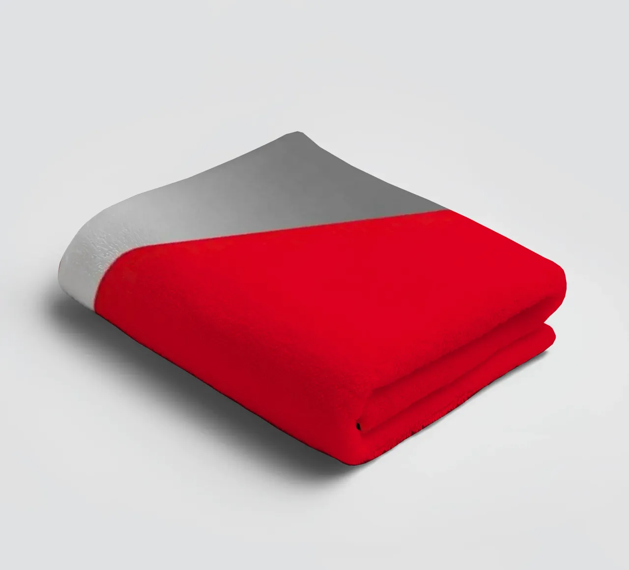 Red triangle with sphere towel by BenCoStyle