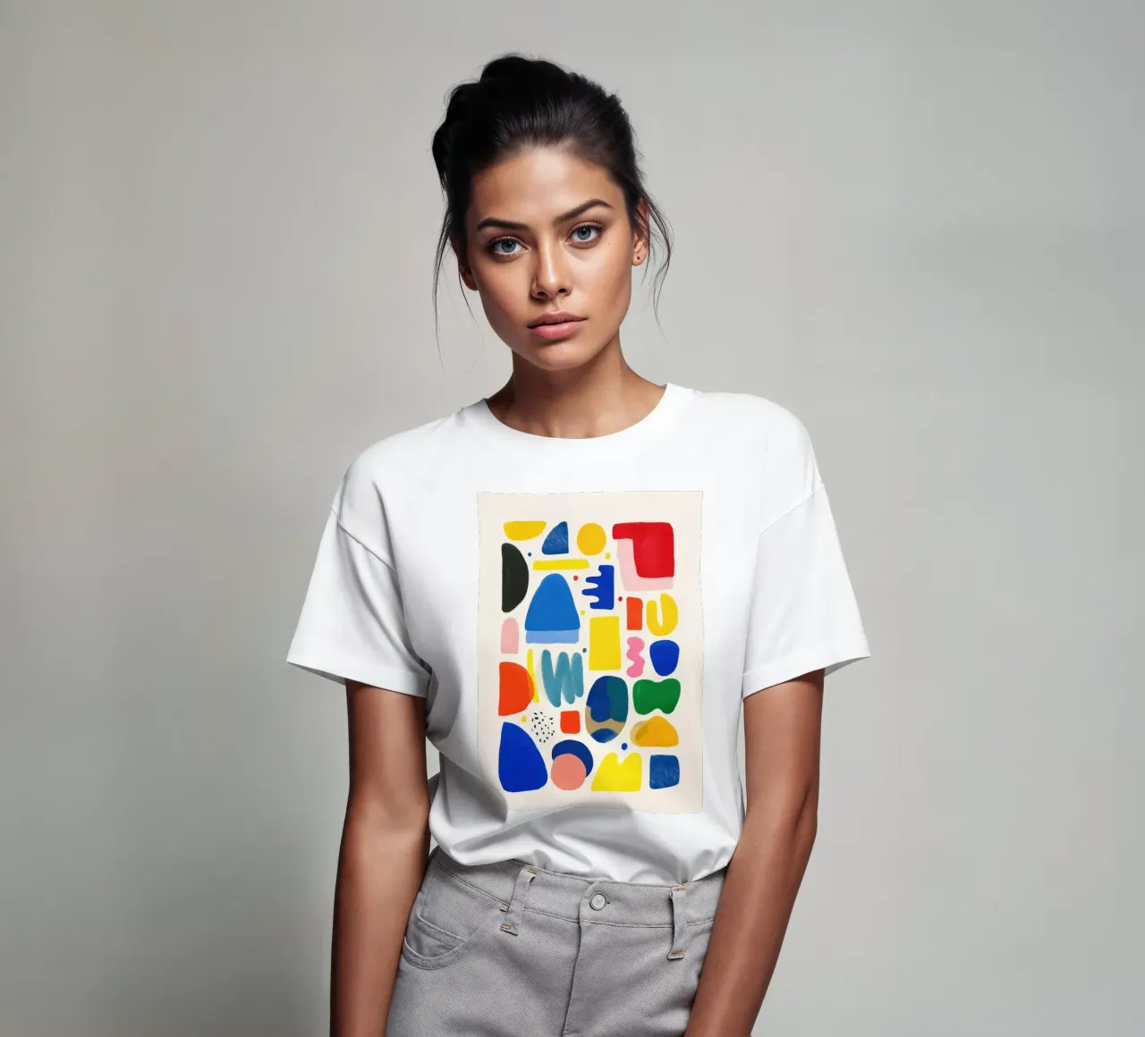 Rainbow Shapes Party t-shirt da Kiara