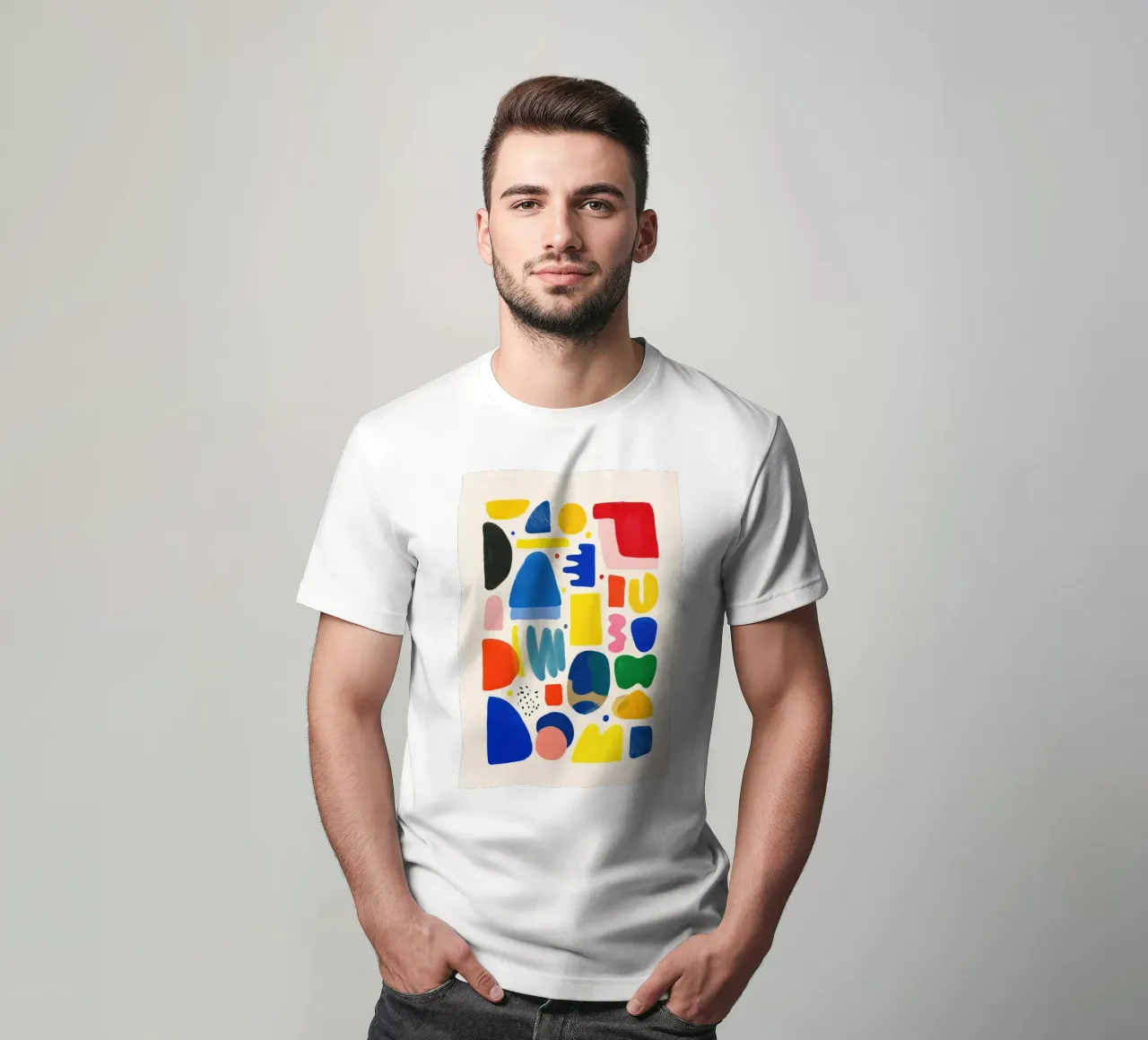 Rainbow Shapes Party t-shirt da Kiara