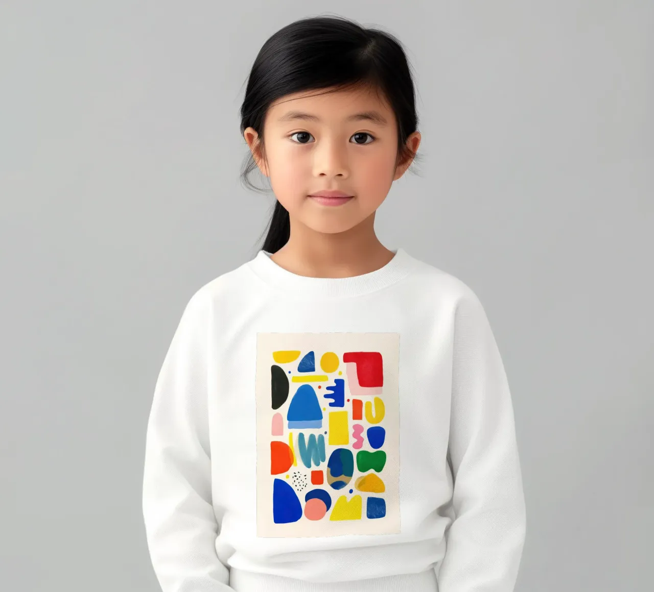 Rainbow Shapes Party felpa bambino da Kiara
