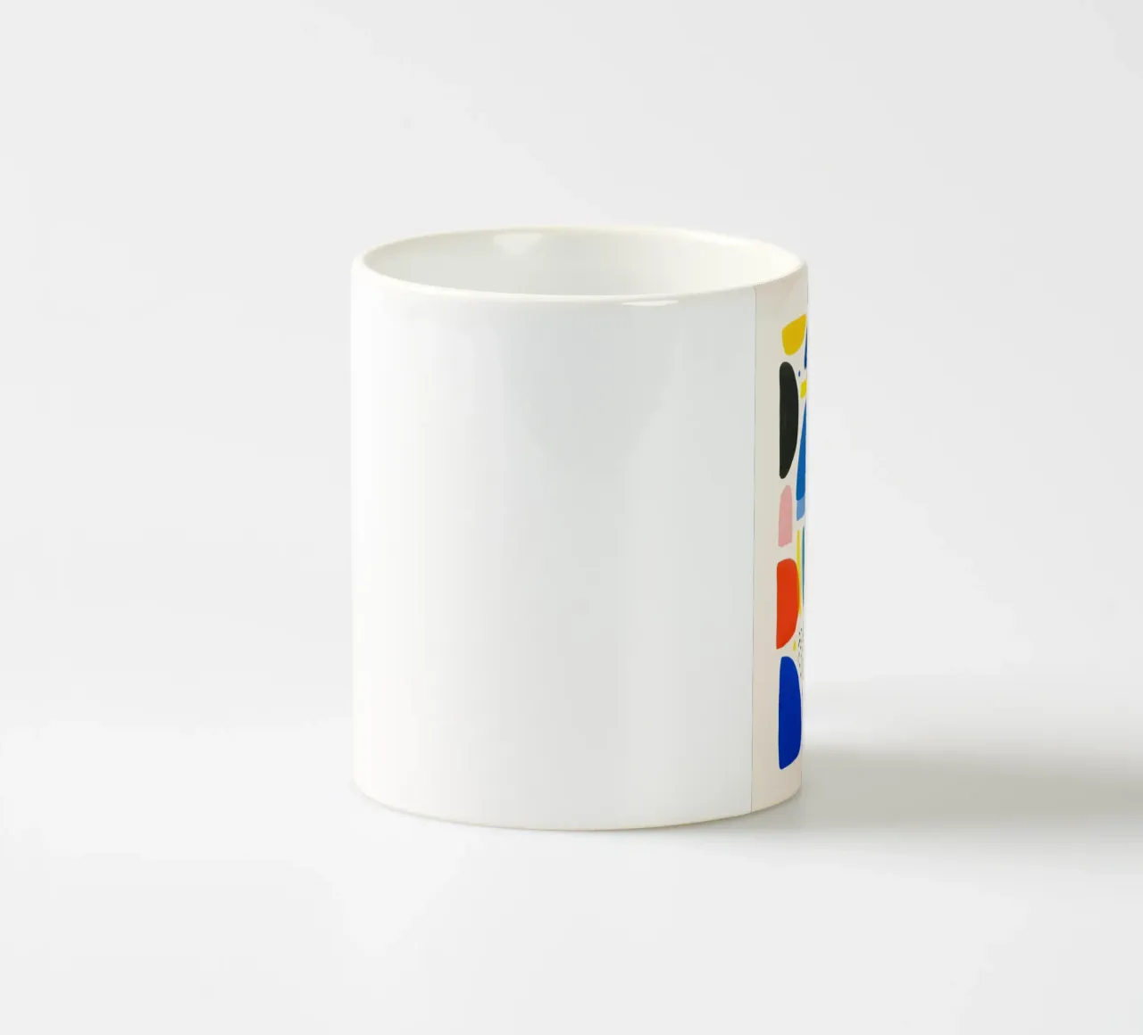 Rainbow Shapes Party tazza in ceramica da Kiara