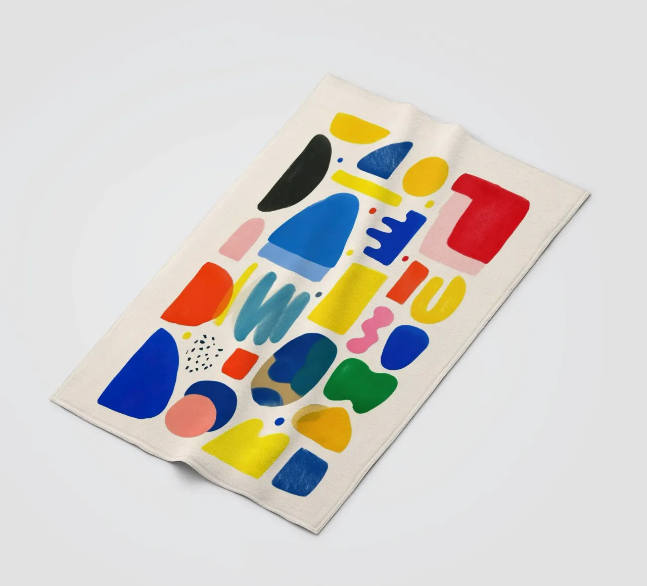 Rainbow Shapes Party coperta in pile da Kiara