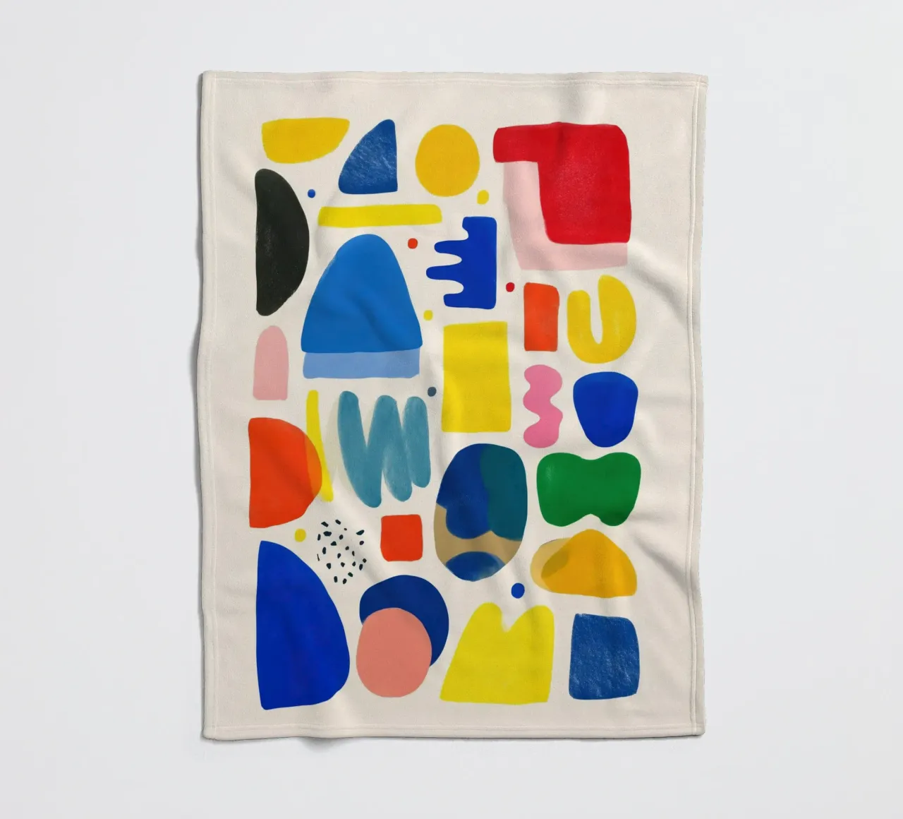 Rainbow Shapes Party coperta in pile da Kiara