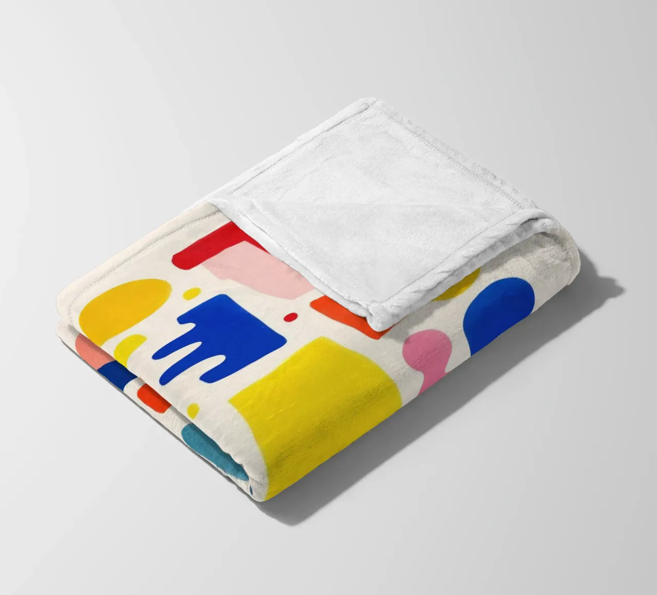 Rainbow Shapes Party coperta in pile da Kiara