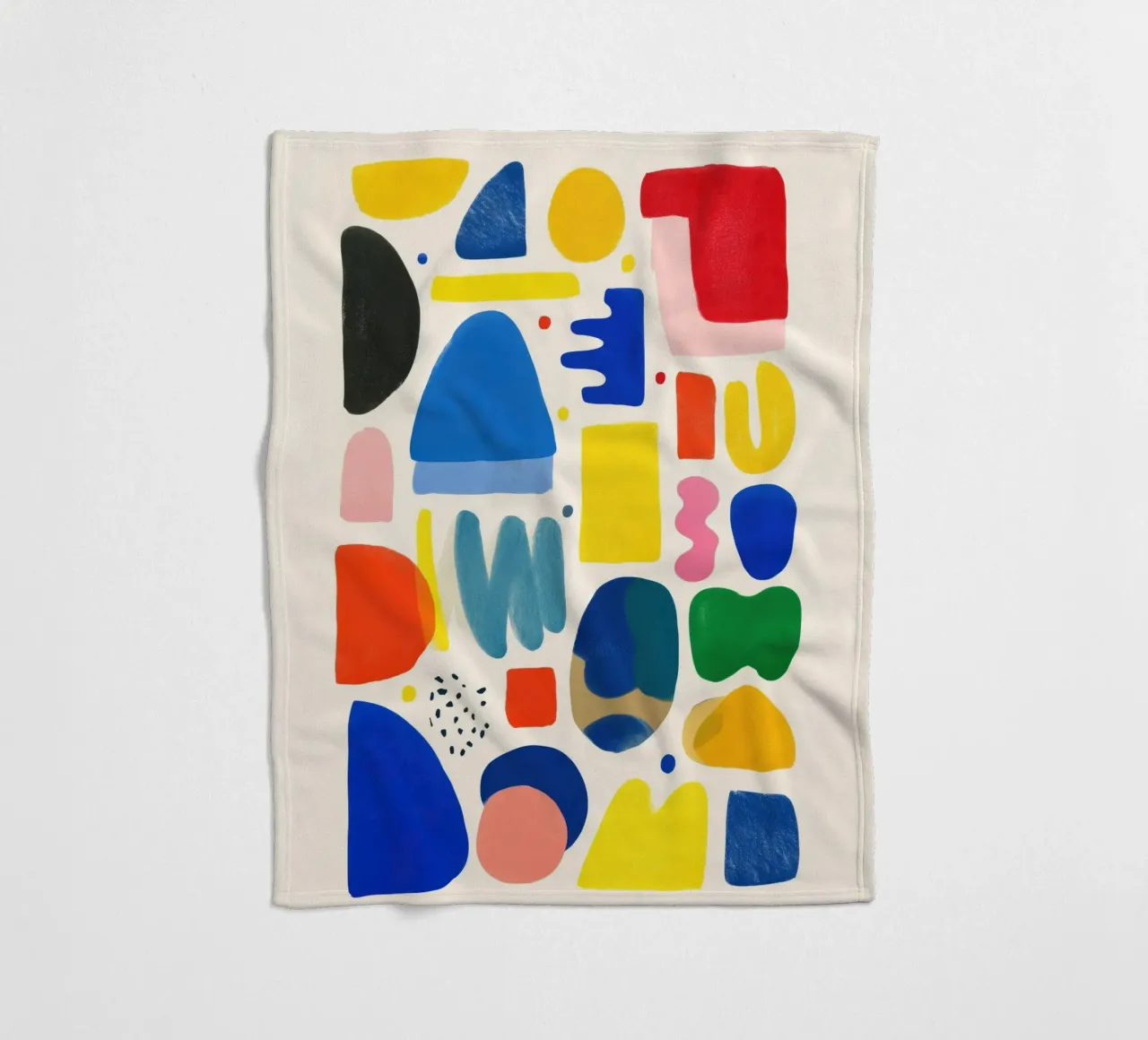 Rainbow Shapes Party coperta in pile da Kiara