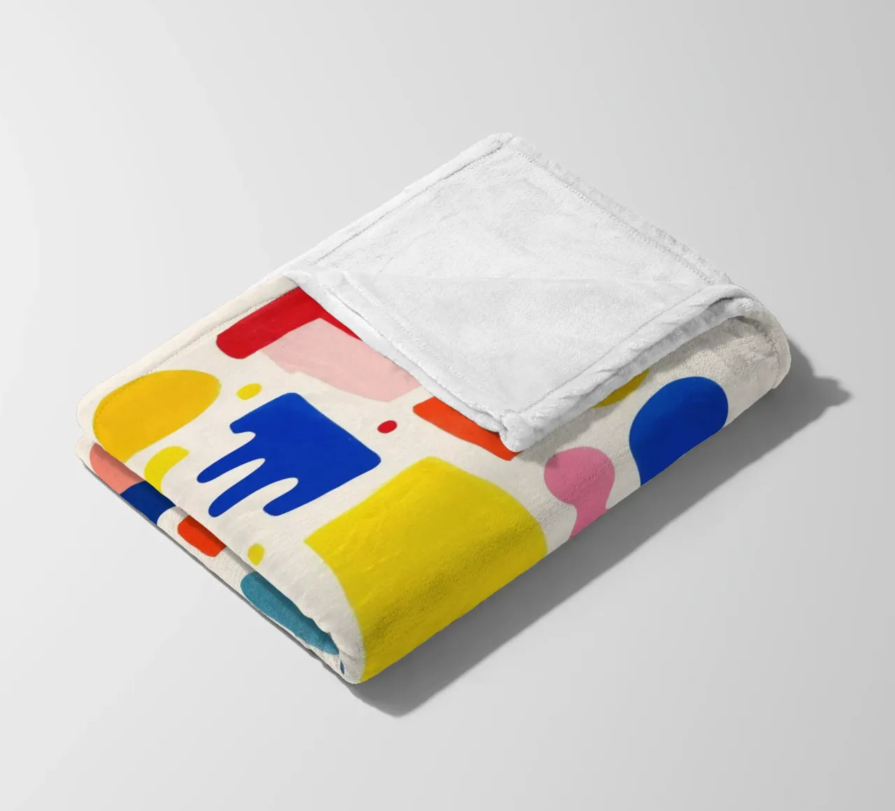 Rainbow Shapes Party coperta in pile da Kiara