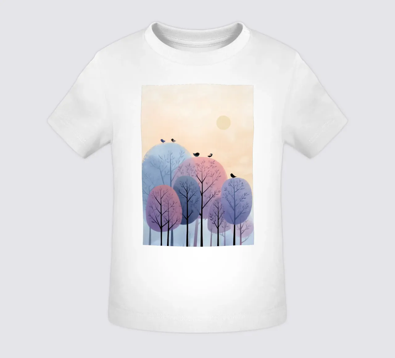 Rainbow Whisper Trees maglietta neonato da Kiara
