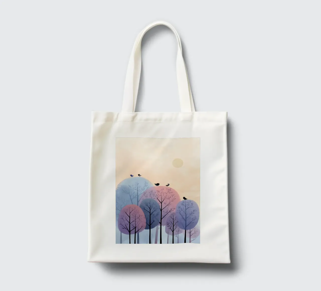 Rainbow Whisper Trees borsa in juta da Kiara