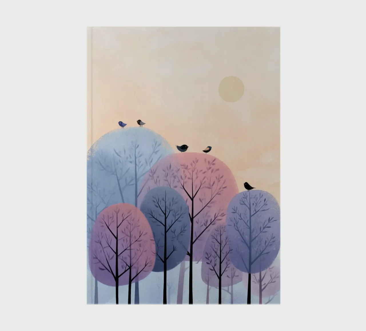 Rainbow Whisper Trees notebook by Kiara