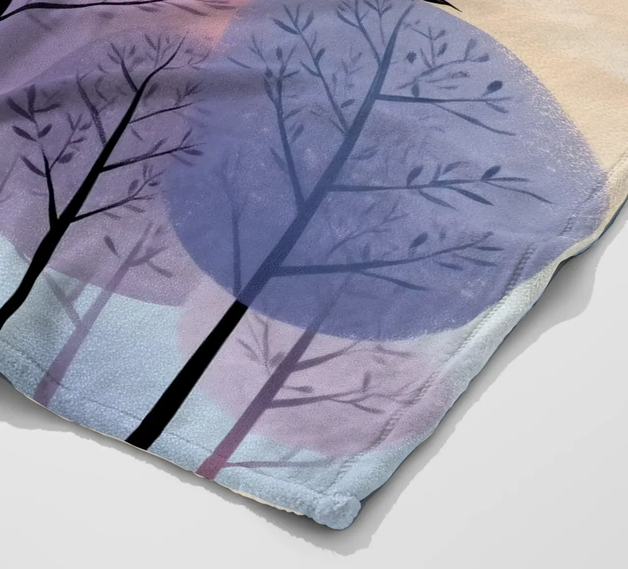 Rainbow Whisper Trees coperta in pile da Kiara