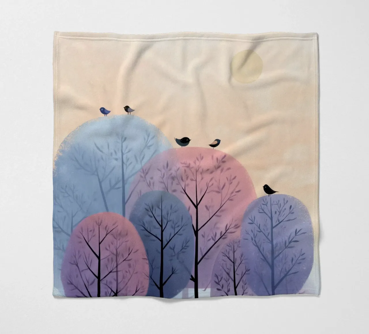 Rainbow Whisper Trees coperta in pile da Kiara