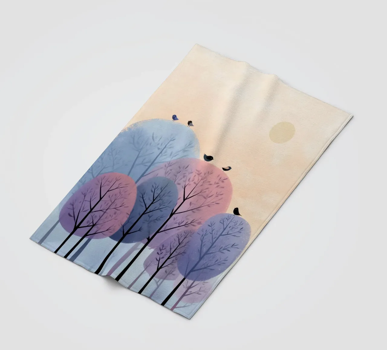 Rainbow Whisper Trees coperta in pile da Kiara