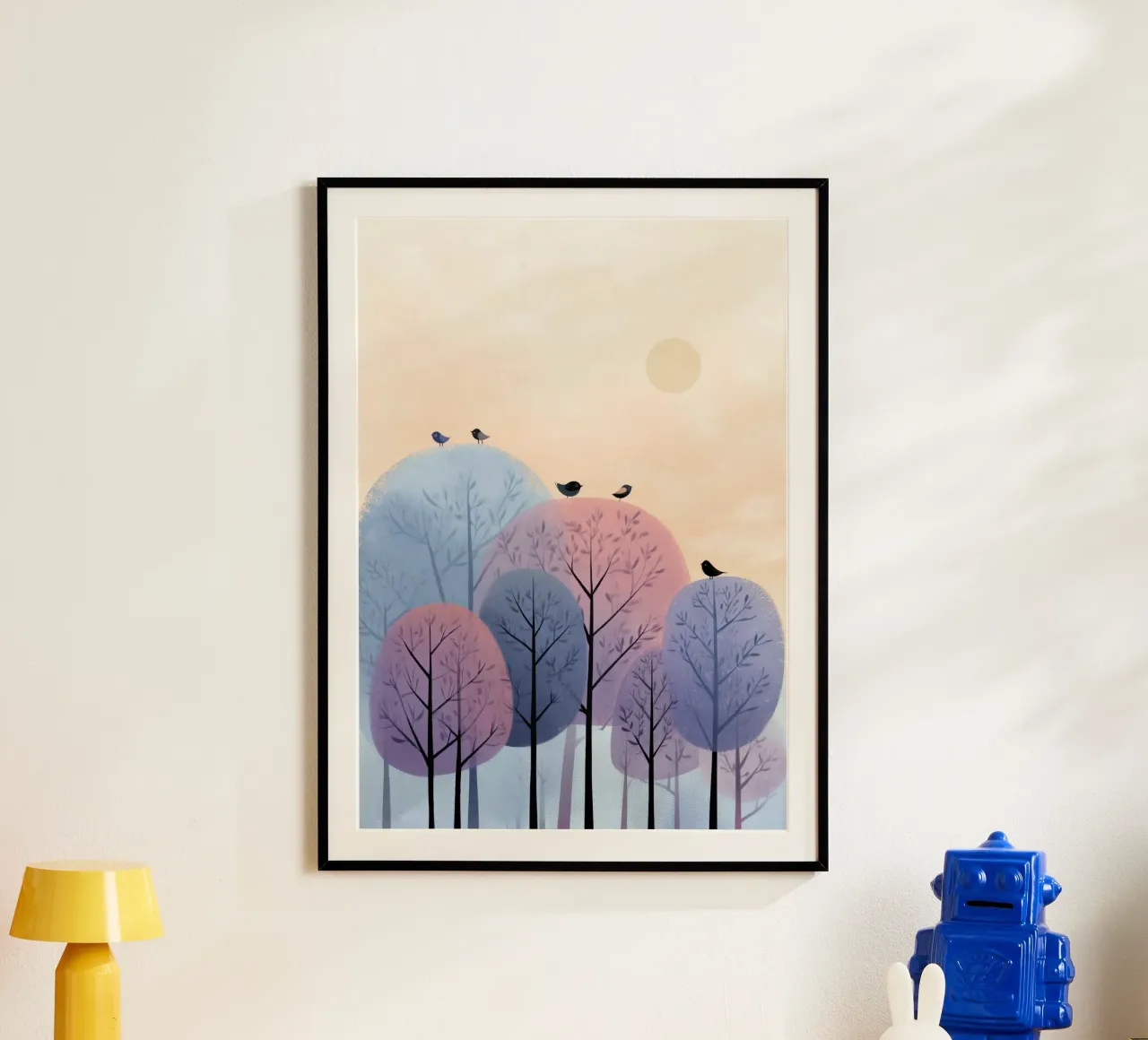 Rainbow Whisper Trees carta hahnemühle da Kiara