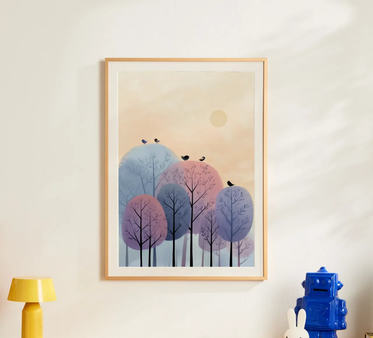 Rainbow Whisper Trees carta hahnemühle da Kiara