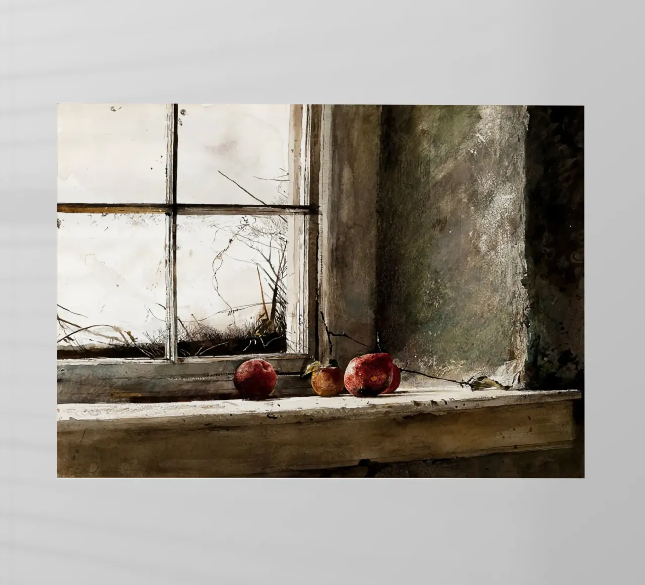 Andrew Wyeth Morso di gelo pellicola backlit da Trudeau Art Studio