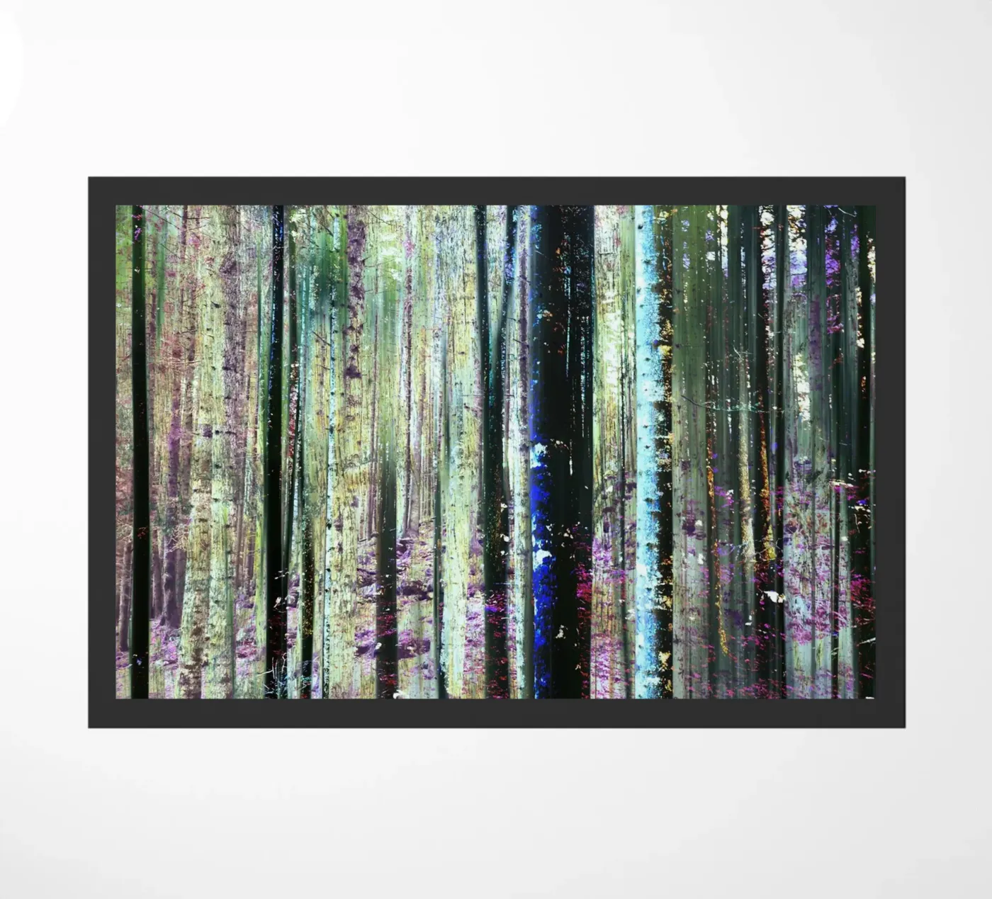 Expressionist Forest Fußmatte von Angelo Cerantola
