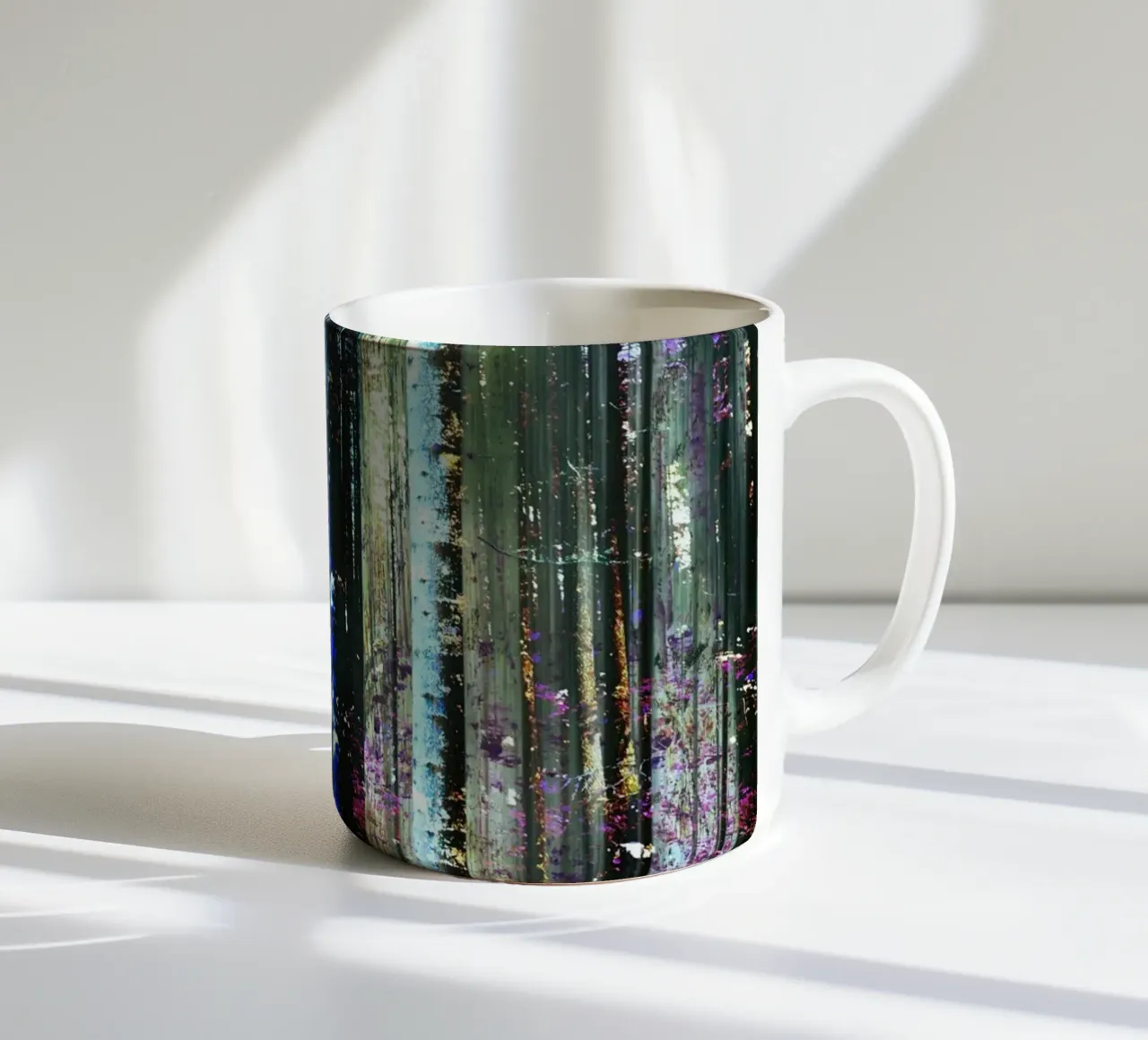 Expressionist Forest tazza in ceramica da Angelo Cerantola