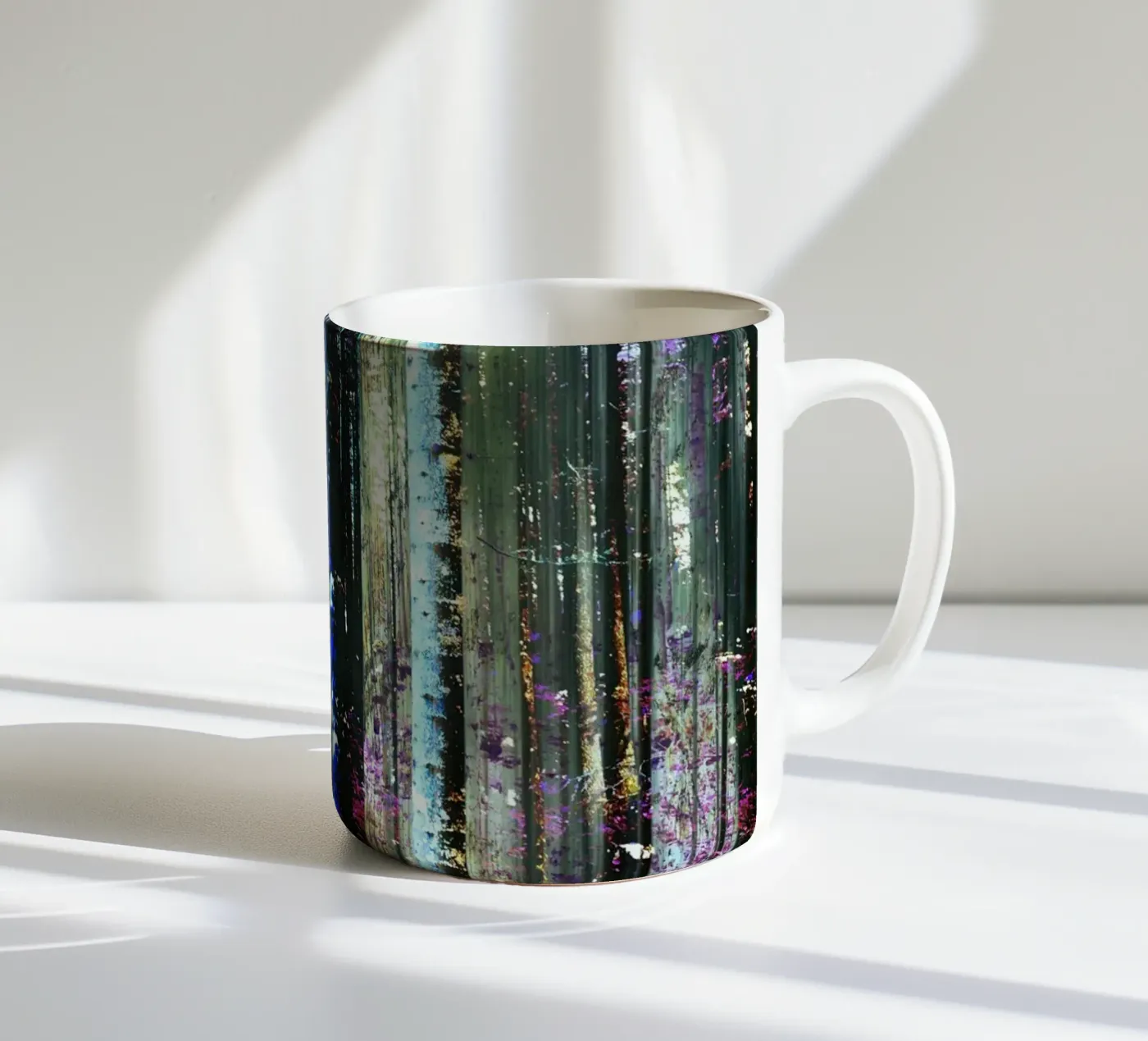 Expressionist Forest ceramic mug by Angelo Cerantola