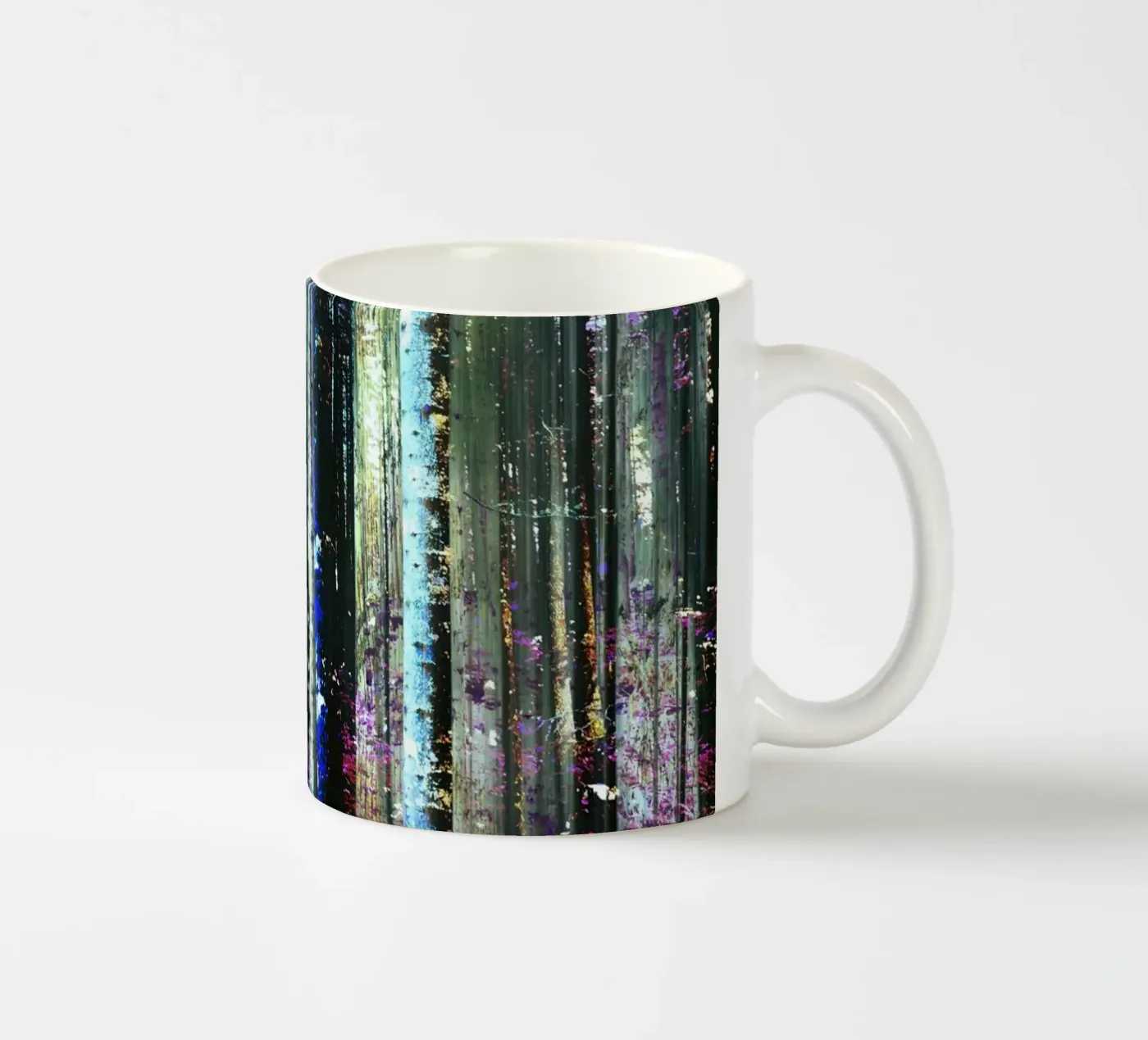 Expressionist Forest ceramic mug by Angelo Cerantola