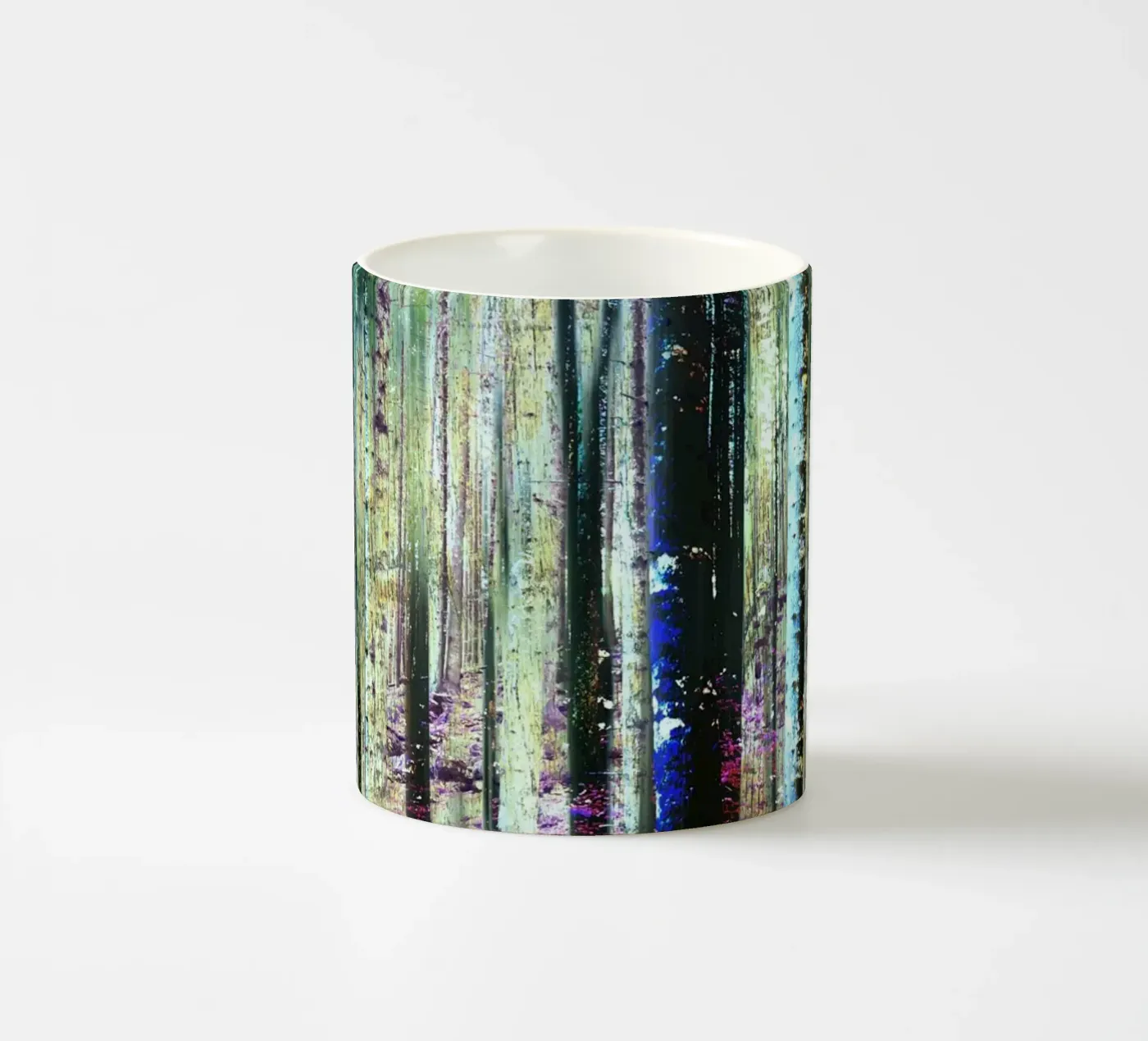 Expressionist Forest ceramic mug by Angelo Cerantola