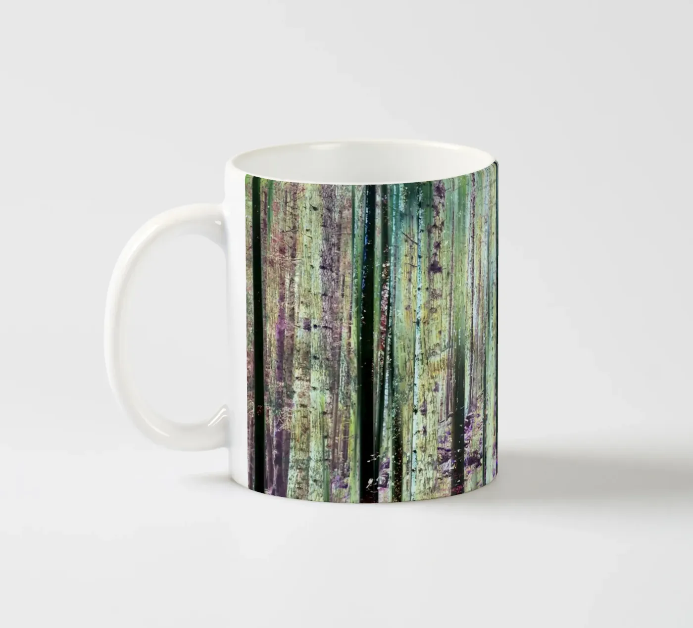 Expressionist Forest ceramic mug by Angelo Cerantola