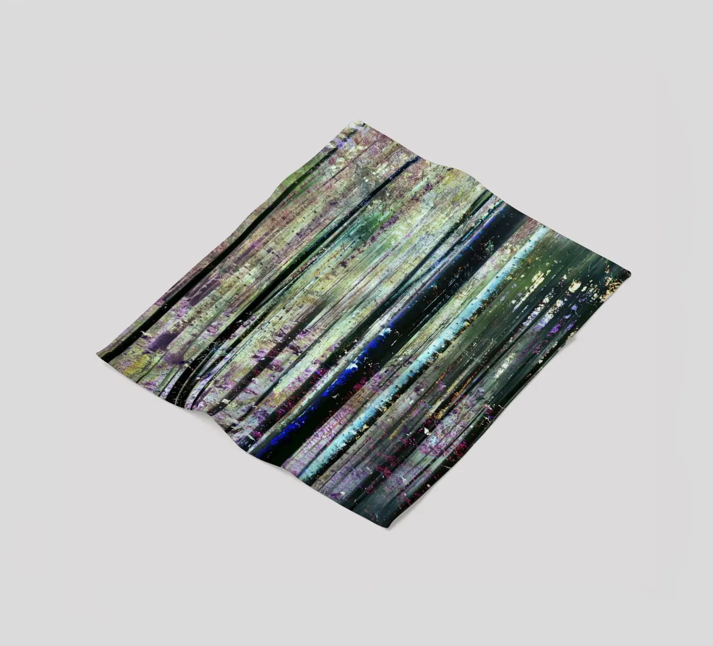 Expressionist Forest Fleecedecke von Angelo Cerantola