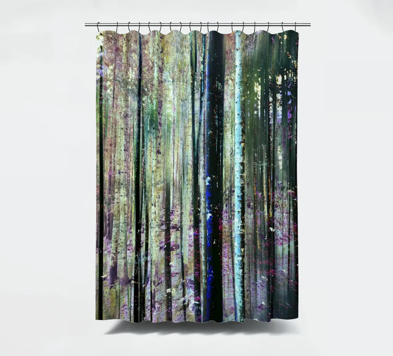 Expressionist Forest tenda da doccia da Angelo Cerantola