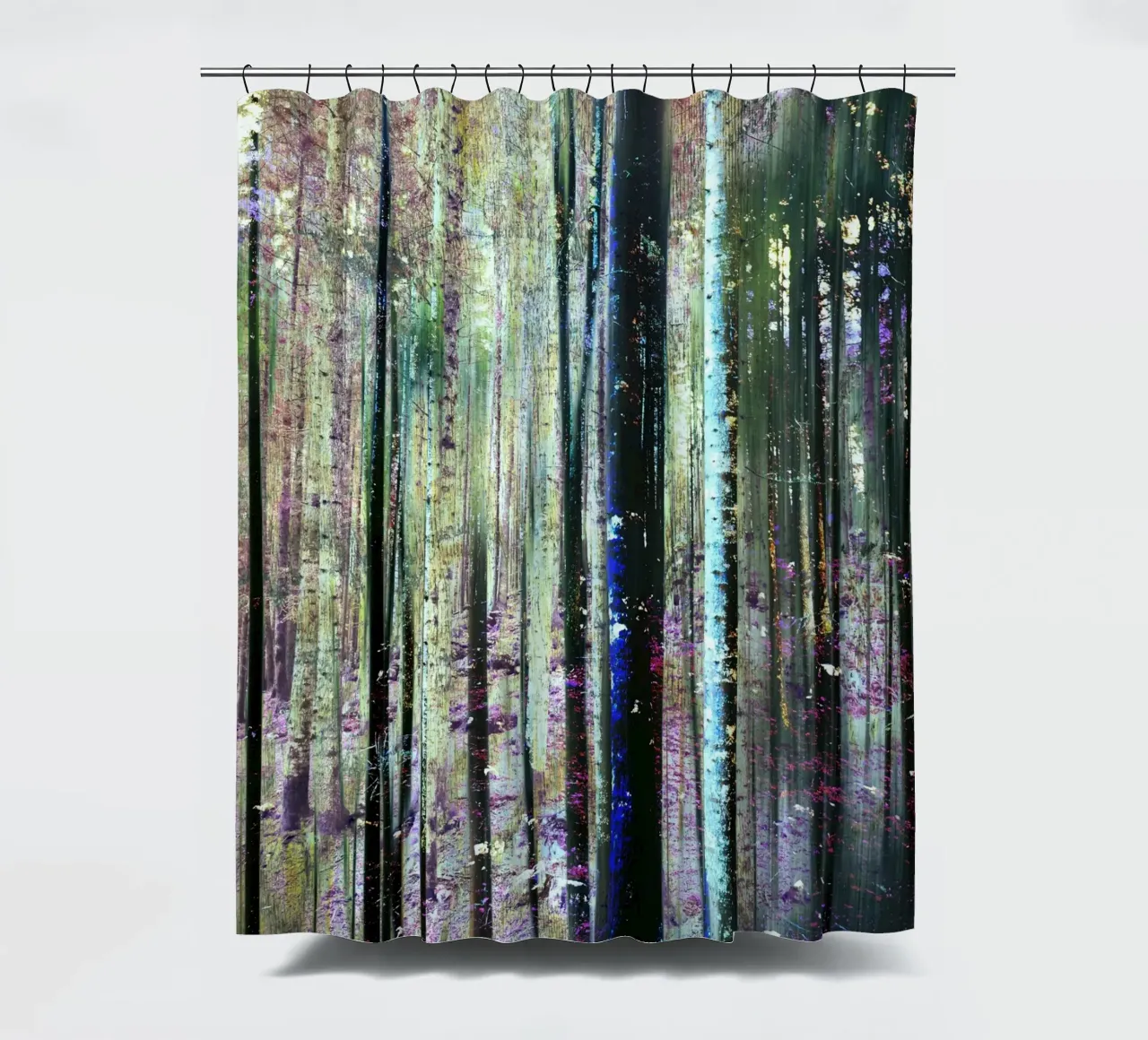 Expressionist Forest tenda da doccia da Angelo Cerantola