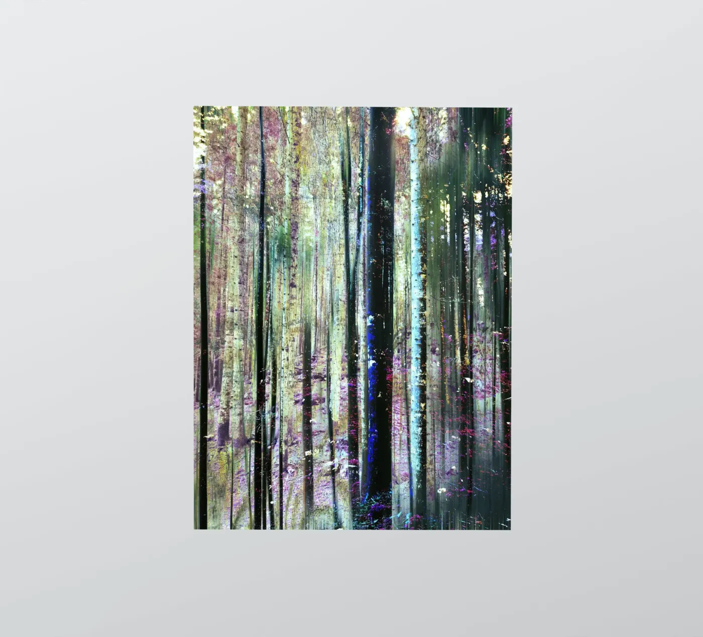 Expressionist Forest sticker van Angelo Cerantola