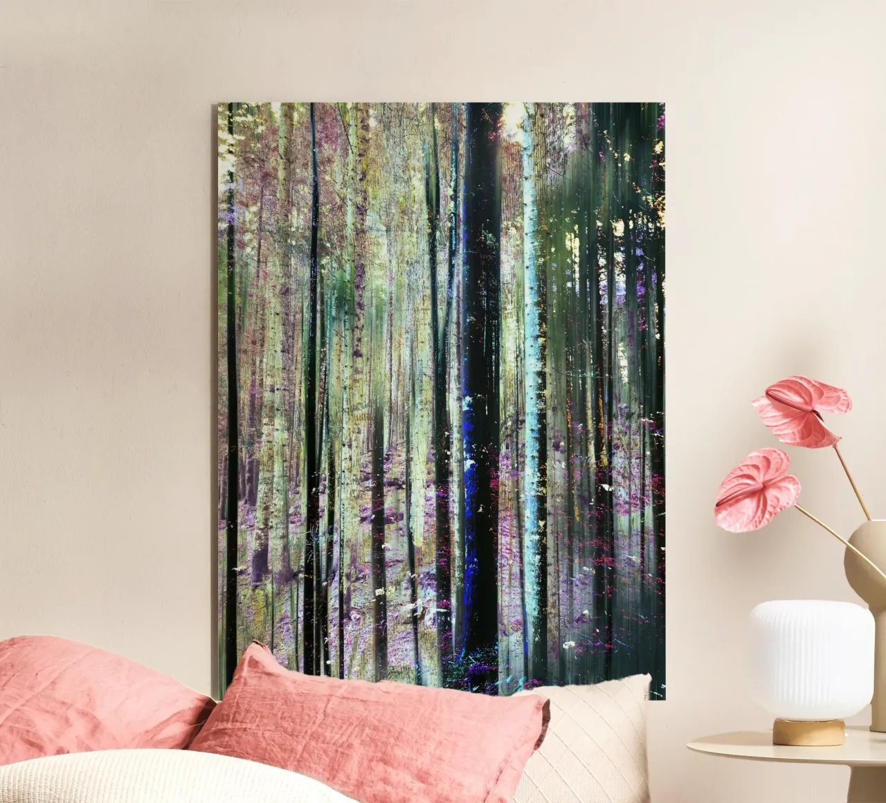 Expressionist Forest alluminio dibond da Angelo Cerantola