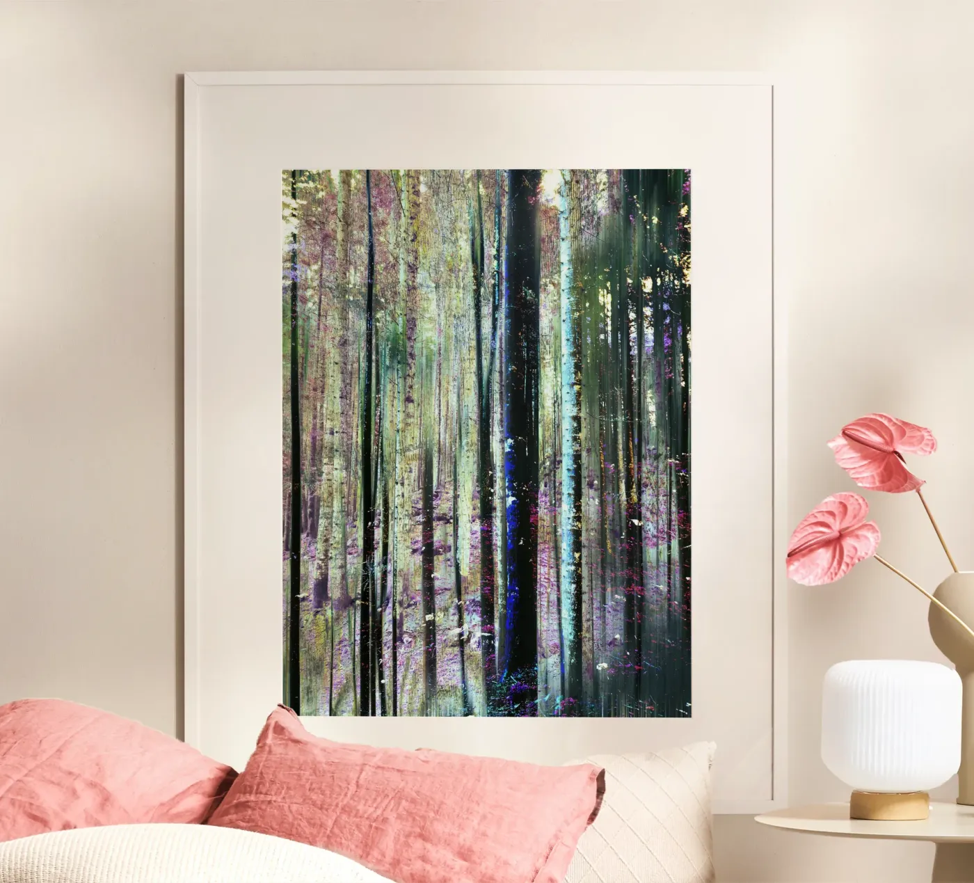 Expressionist Forest Poster von Angelo Cerantola