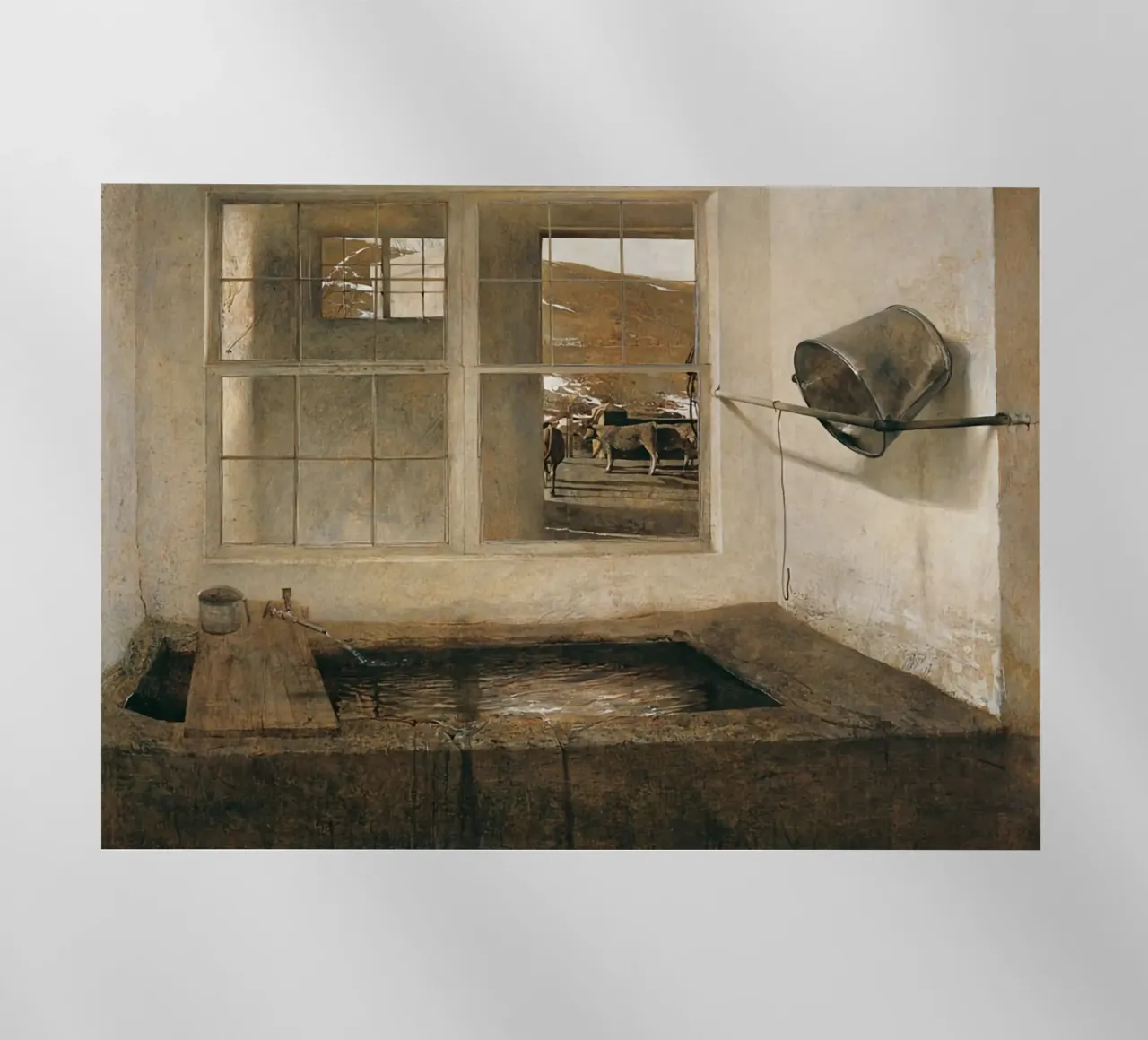Andrew Wyeth Primavera Nutrita pellicola backlit da Trudeau Art Studio