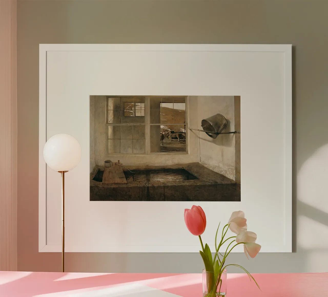 Andrew Wyeth Spring Fed hahnemühle de Trudeau Art Studio