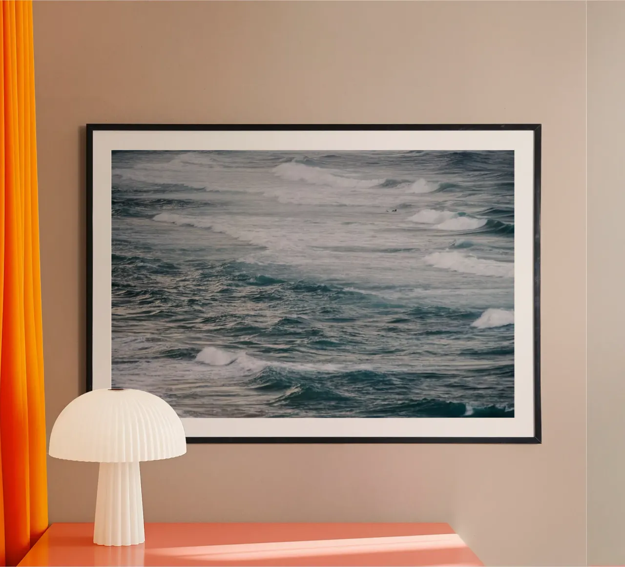 Surf invernale VI carta hahnemühle da Tal Paz-Fridman