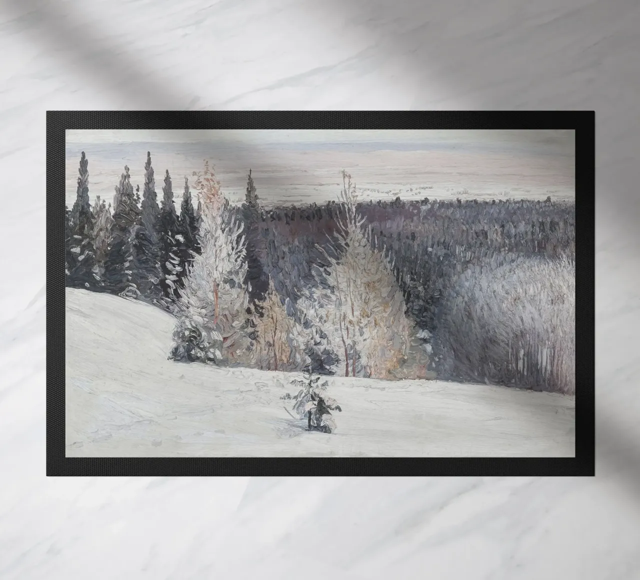 Alberi d'inverno Paesaggio d'epoca zerbino da Vibrant Vintage Prints