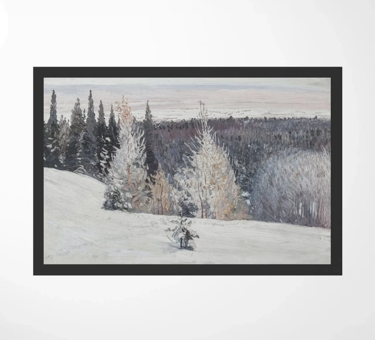 Alberi d'inverno Paesaggio d'epoca zerbino da Vibrant Vintage Prints